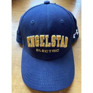 Under Armour Dark Blue Yellow Engelstad Electric Men's Baseball Cap Adjustable